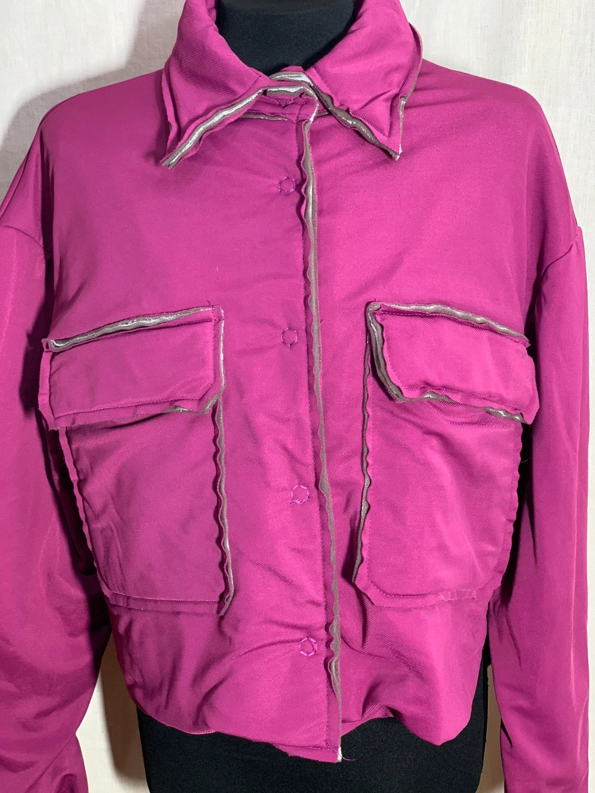 Chaqueta de Licra Morada | Purple Lycra Jacket – taille L / 40 / 12 5