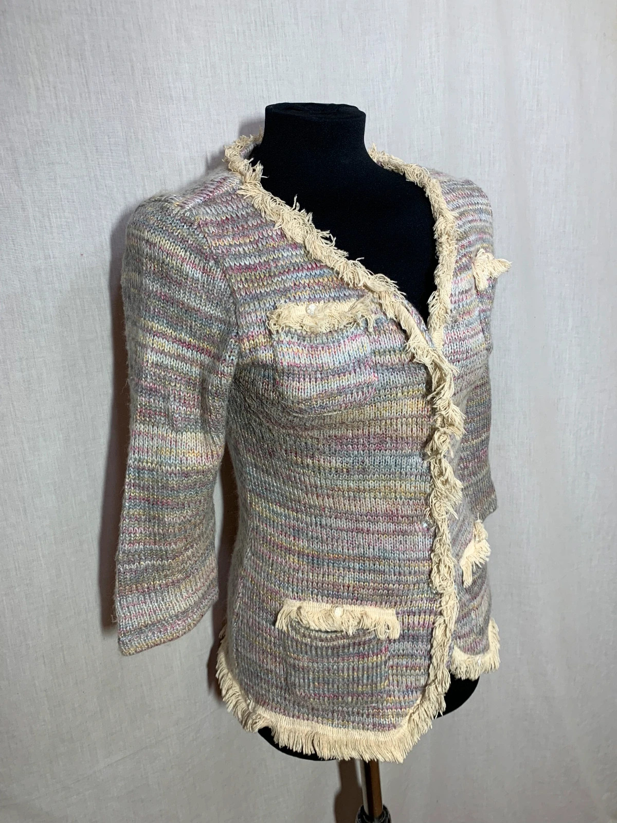 Chaqueta con Cuello de Pelo Sintético | Jacket with Faux Fur Collar – Almatrichi – taille S / 36 / 8 3