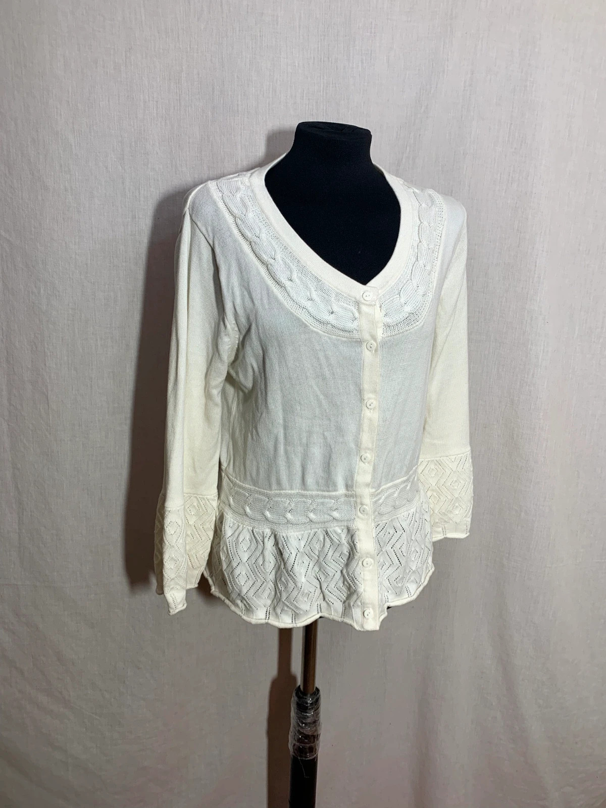 Rebeca Blanca | White Cardigan | Festa – Festa – taille XXXL / 46 / 18 2