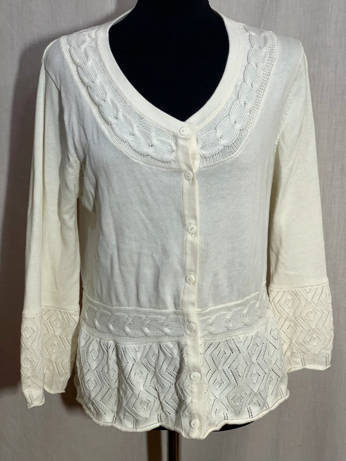 Rebeca Blanca | White Cardigan | Festa – Festa – taille XXXL / 46 / 18 4
