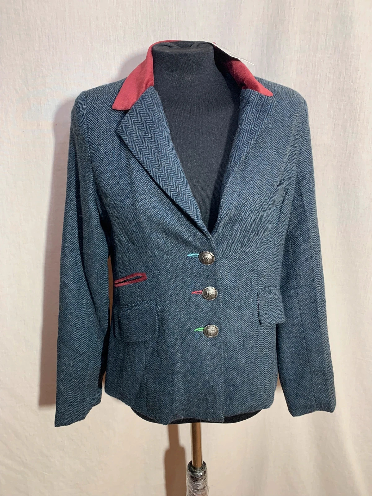 Blazer Formal de lana Azul Marino | Navy Formal Blazer | Riverside – Riverside – taille L / 40 / 12 5