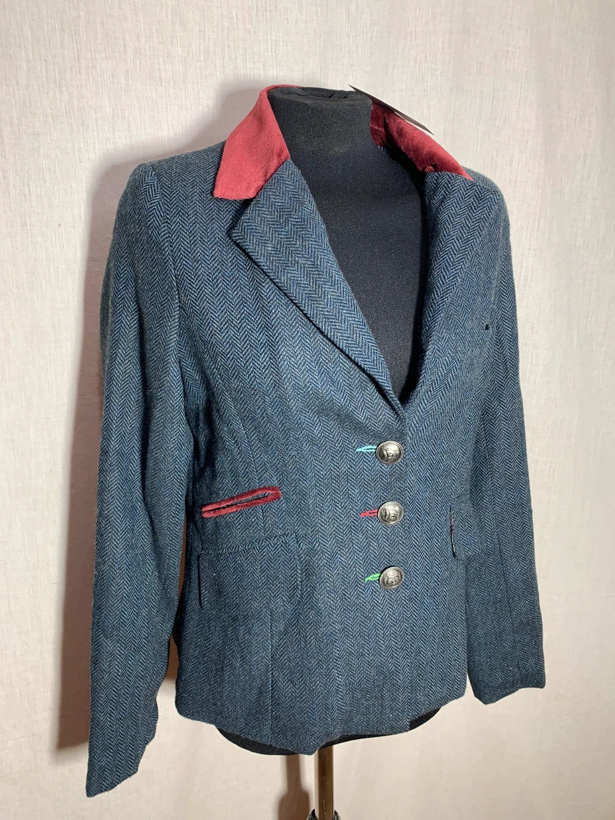 Blazer Formal de lana Azul Marino | Navy Formal Blazer | Riverside – Riverside – taille L / 40 / 12 3