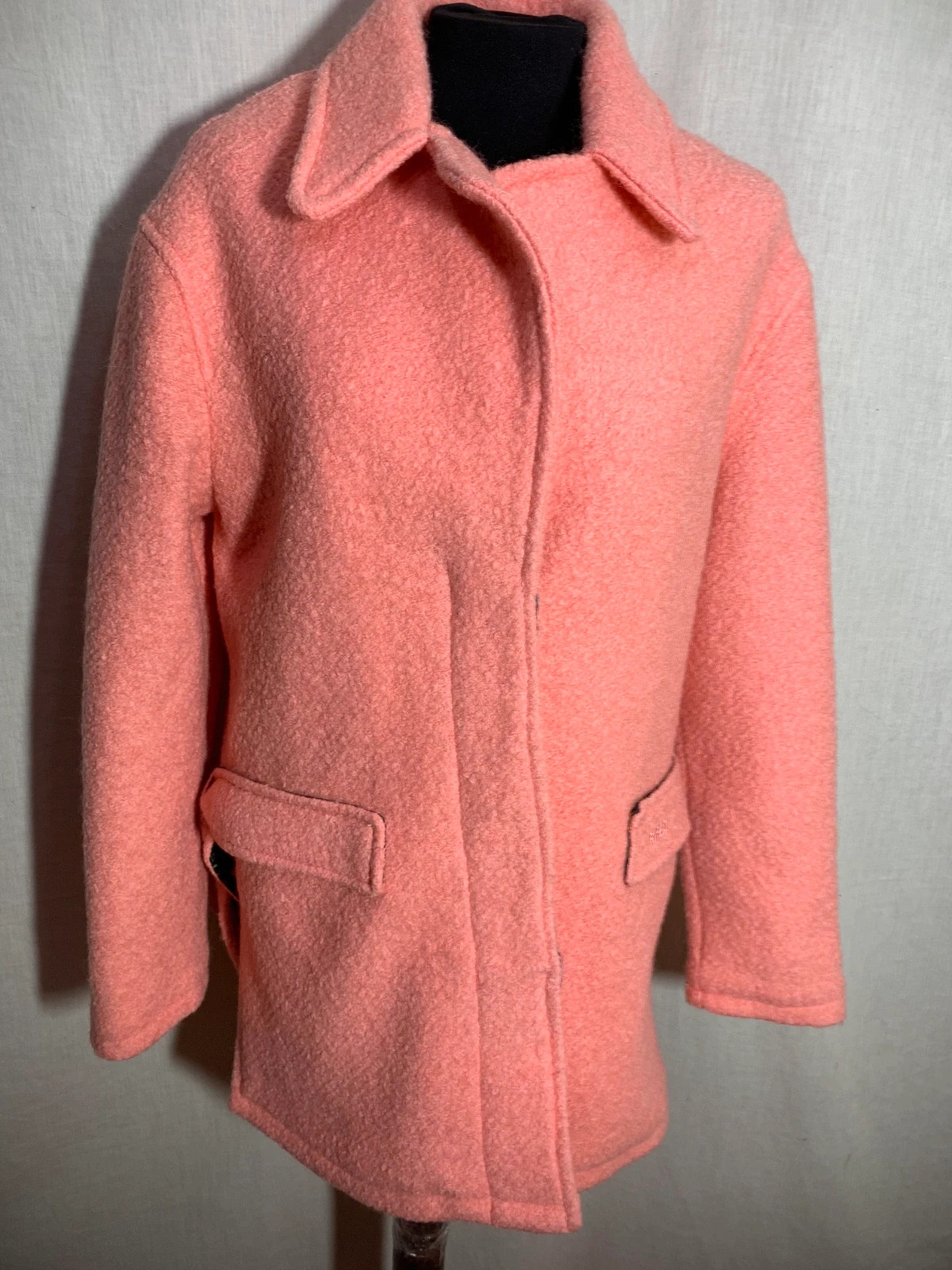 Abrigo Formal de Lana Rosa | Pink Formal Wool Coat – Riverside – taille XXL / 44 / 16 4