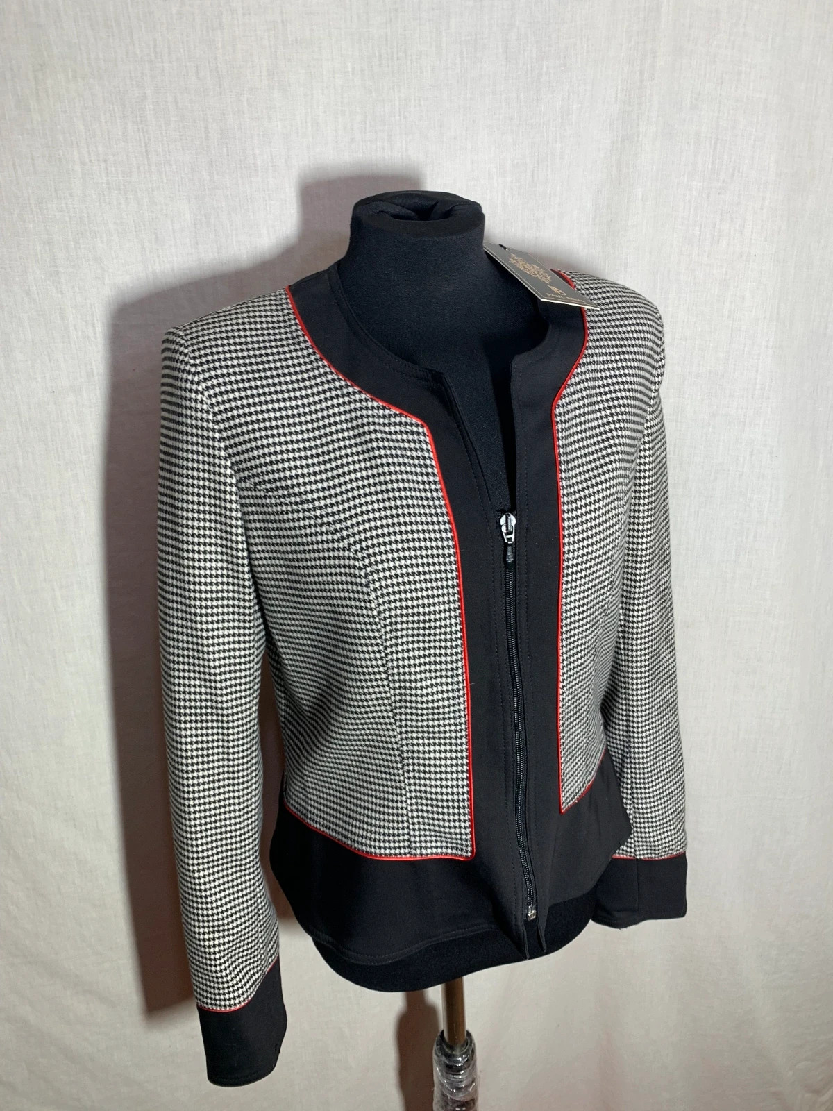 Blazer de Fiesta Blanca y Negra | Black and White Party Blazer – Paul Brial – taille L / 40 / 12 2
