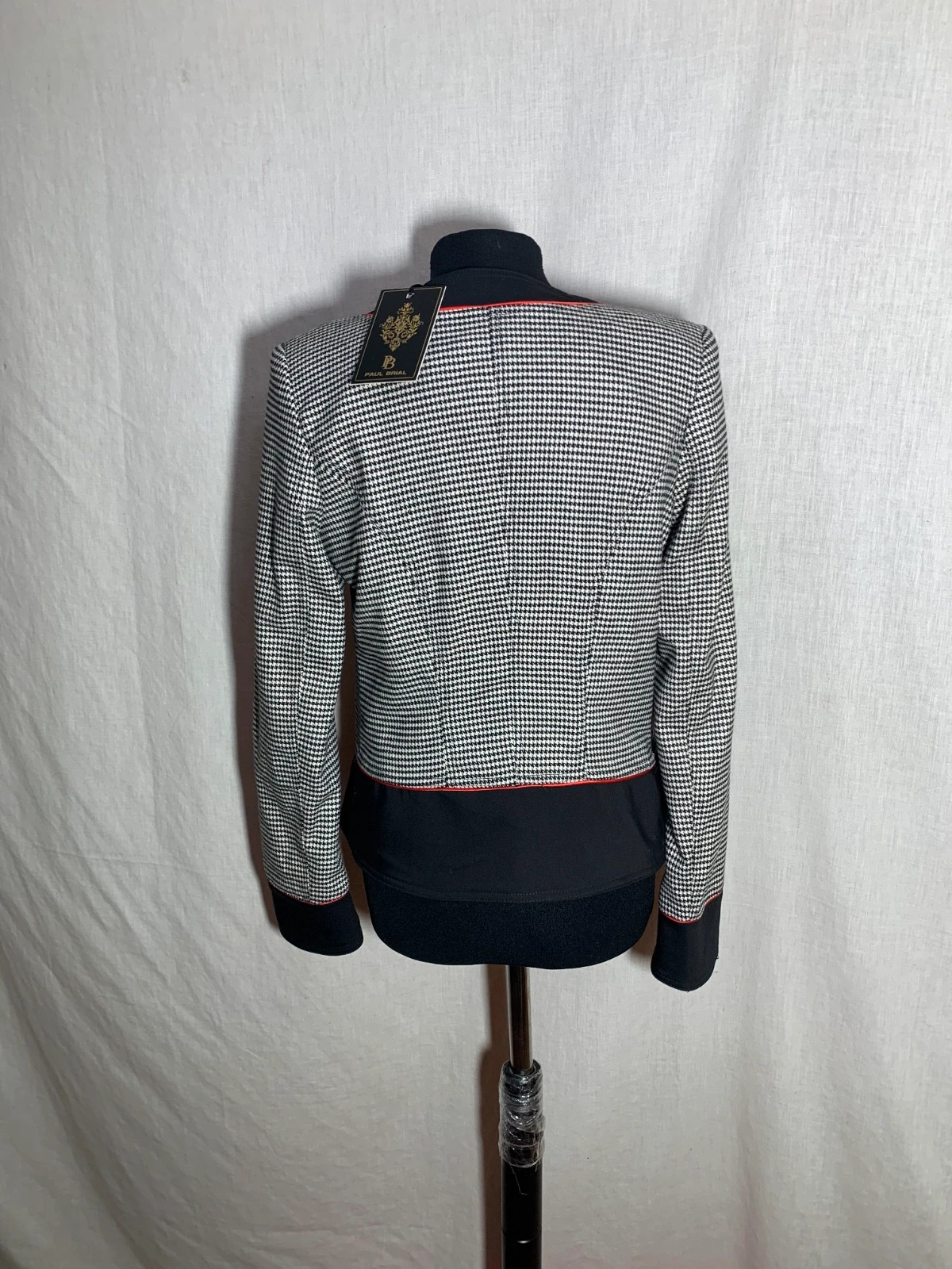 Blazer de Fiesta Blanca y Negra | Black and White Party Blazer – Paul Brial – taille L / 40 / 12 4