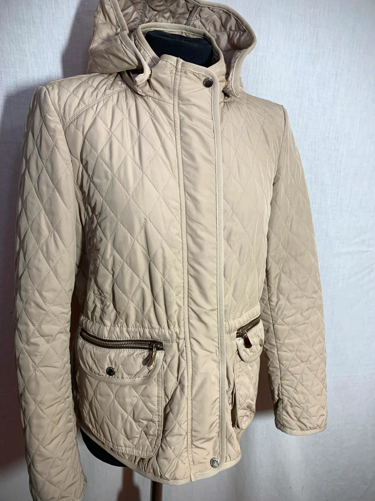 Abrigo beige | Beige Coat | Zara – Zara – taille L / 40 / 12 5