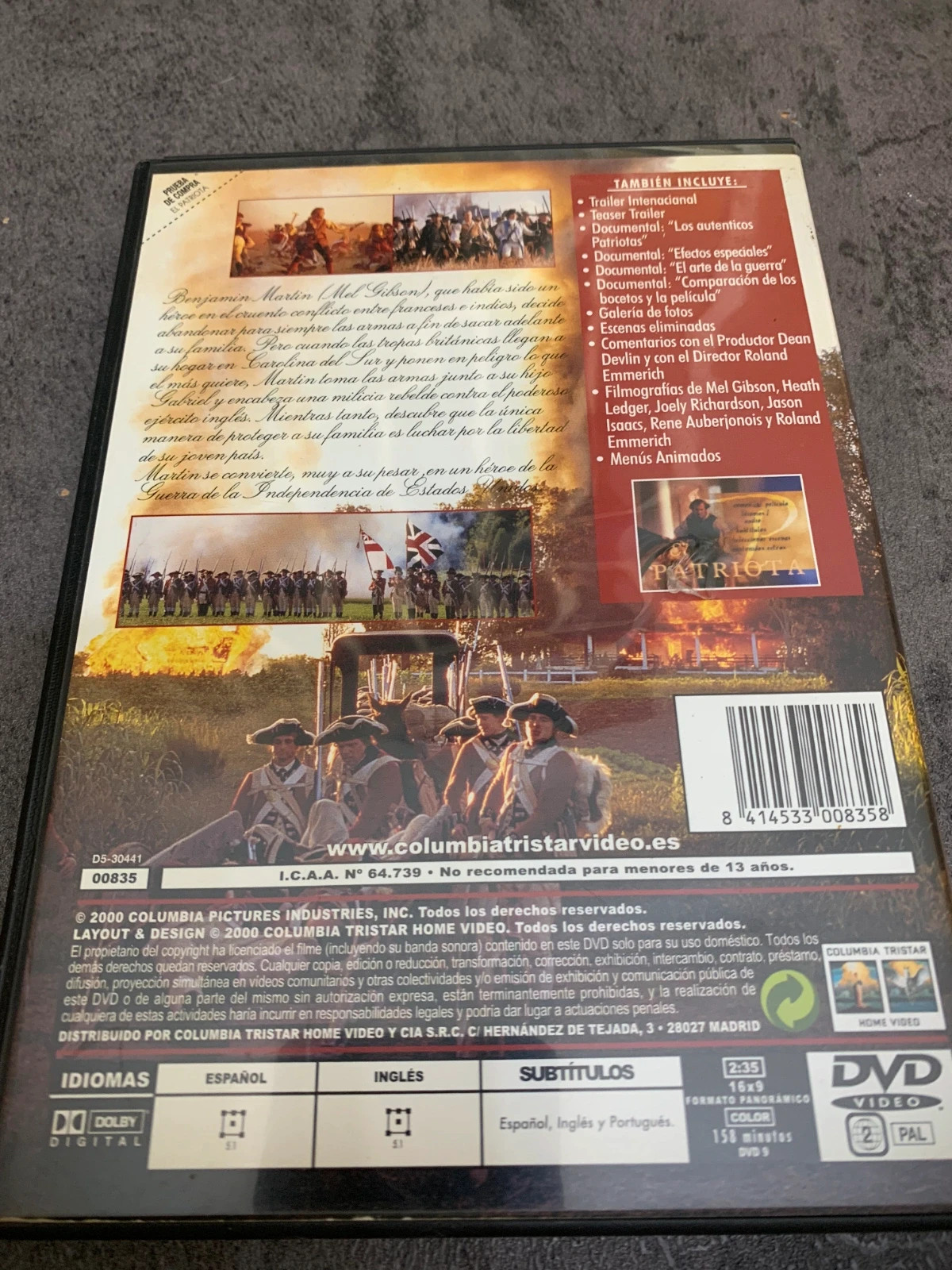 Película El Patriota | Mel Gibson 4