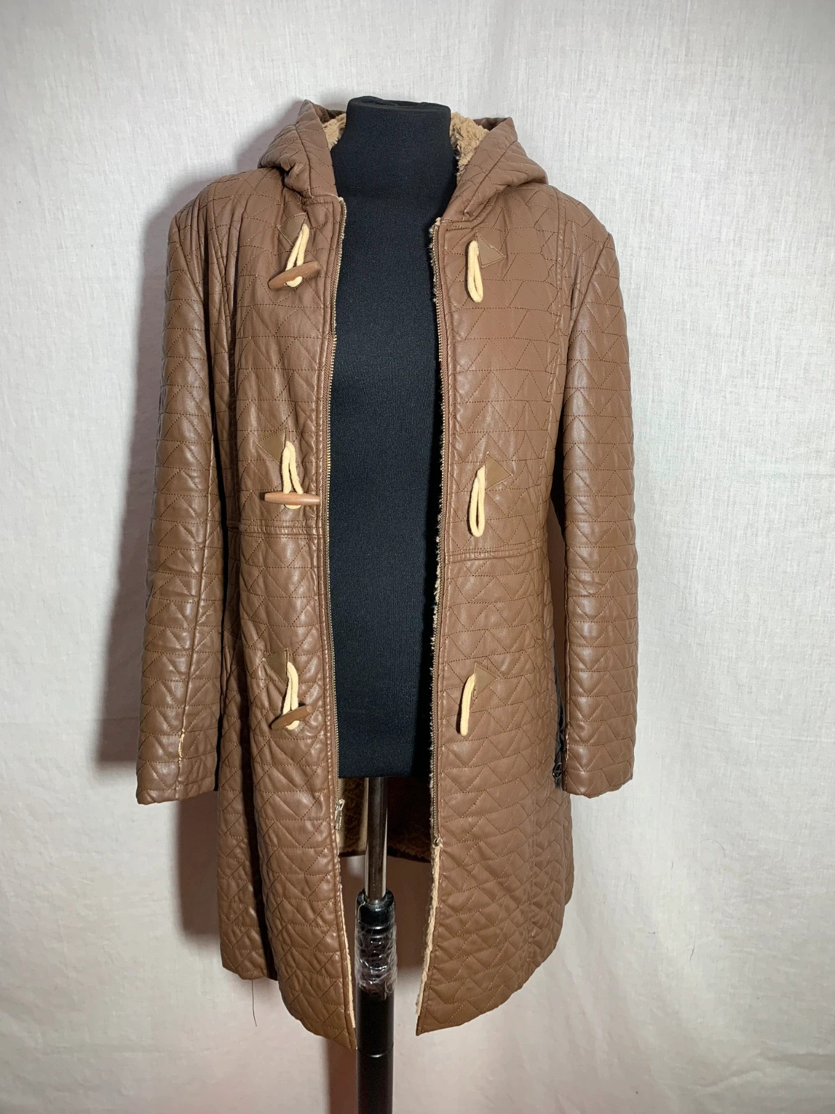 Abrigo con Capucha Marrón | Brown Hooded Coat | Akino Laude – AKINO LAUDE – taille S / 36 / 8 3