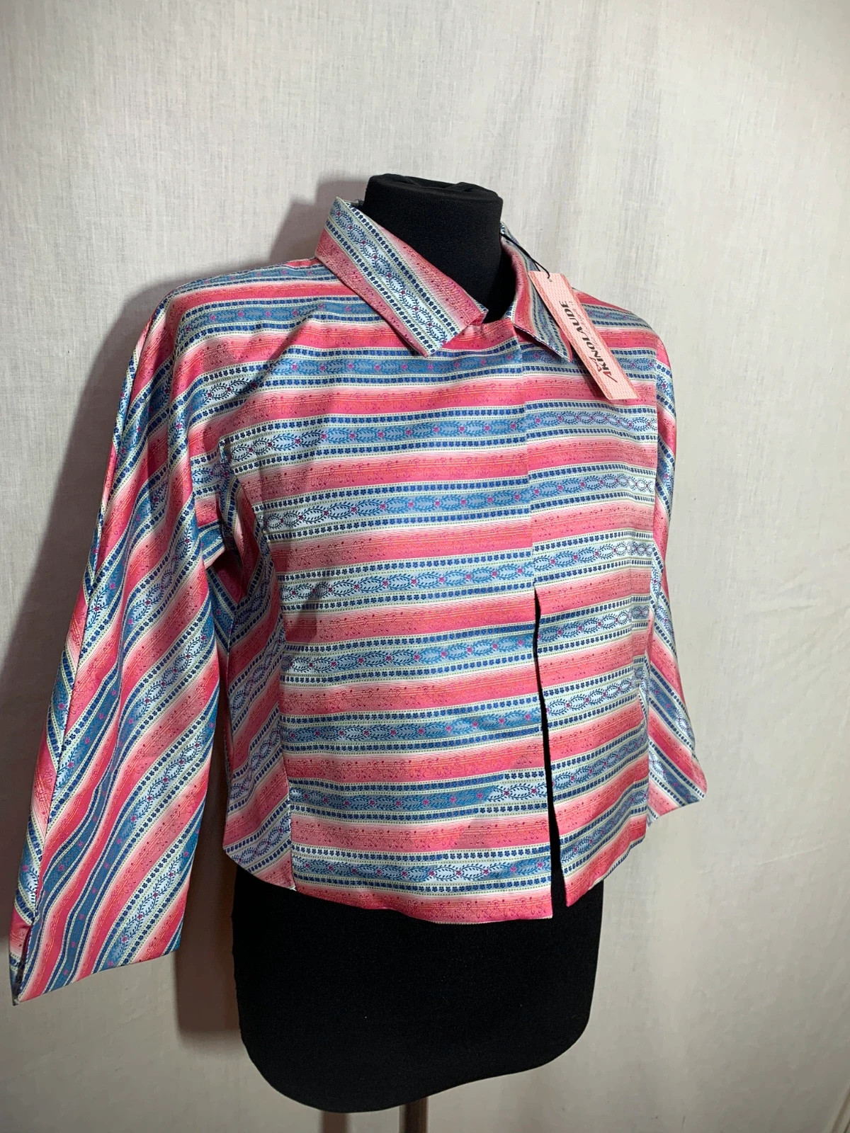 Chaqueta Corta Retro Estilo Asiático | Short Retro Jacket Asian Style – AKINO LAUDE – taille M / 38 / 10 4