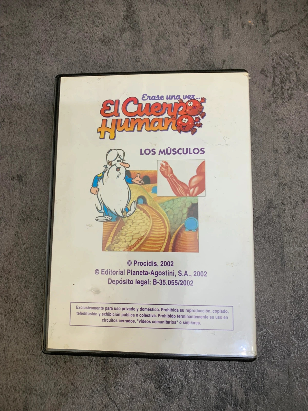 Libro y DVD de Erase una vez El Cuerpo Humano: Los Músculos 2