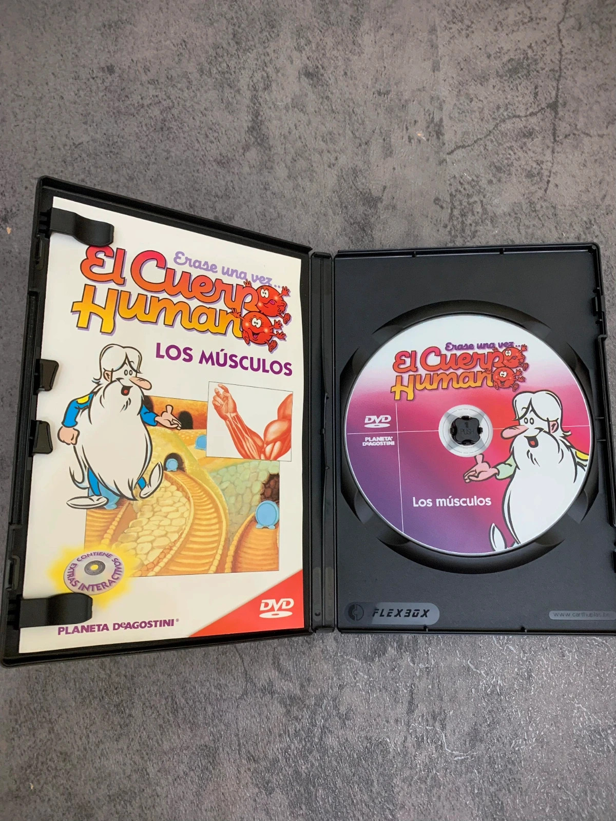Libro y DVD de Erase una vez El Cuerpo Humano: Los Músculos 4