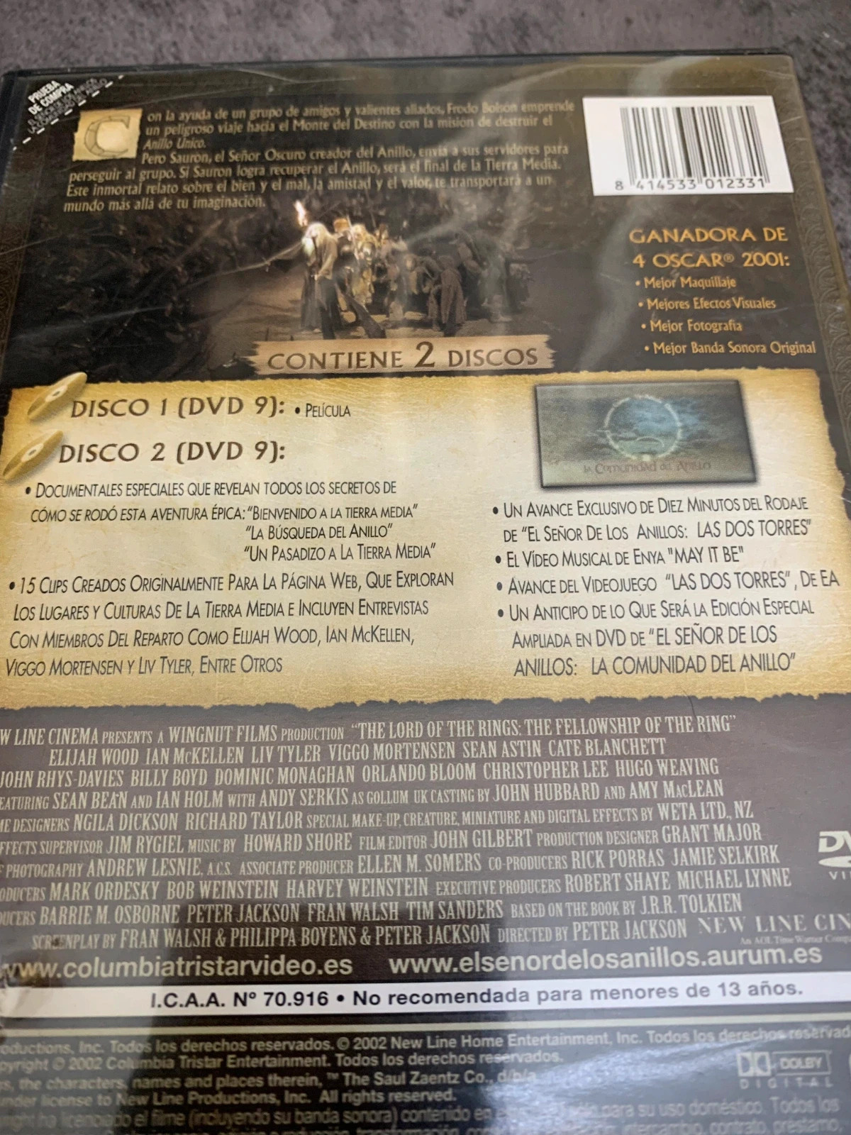Película El Señor de los Anillos: La Comunidad del Anillo 5