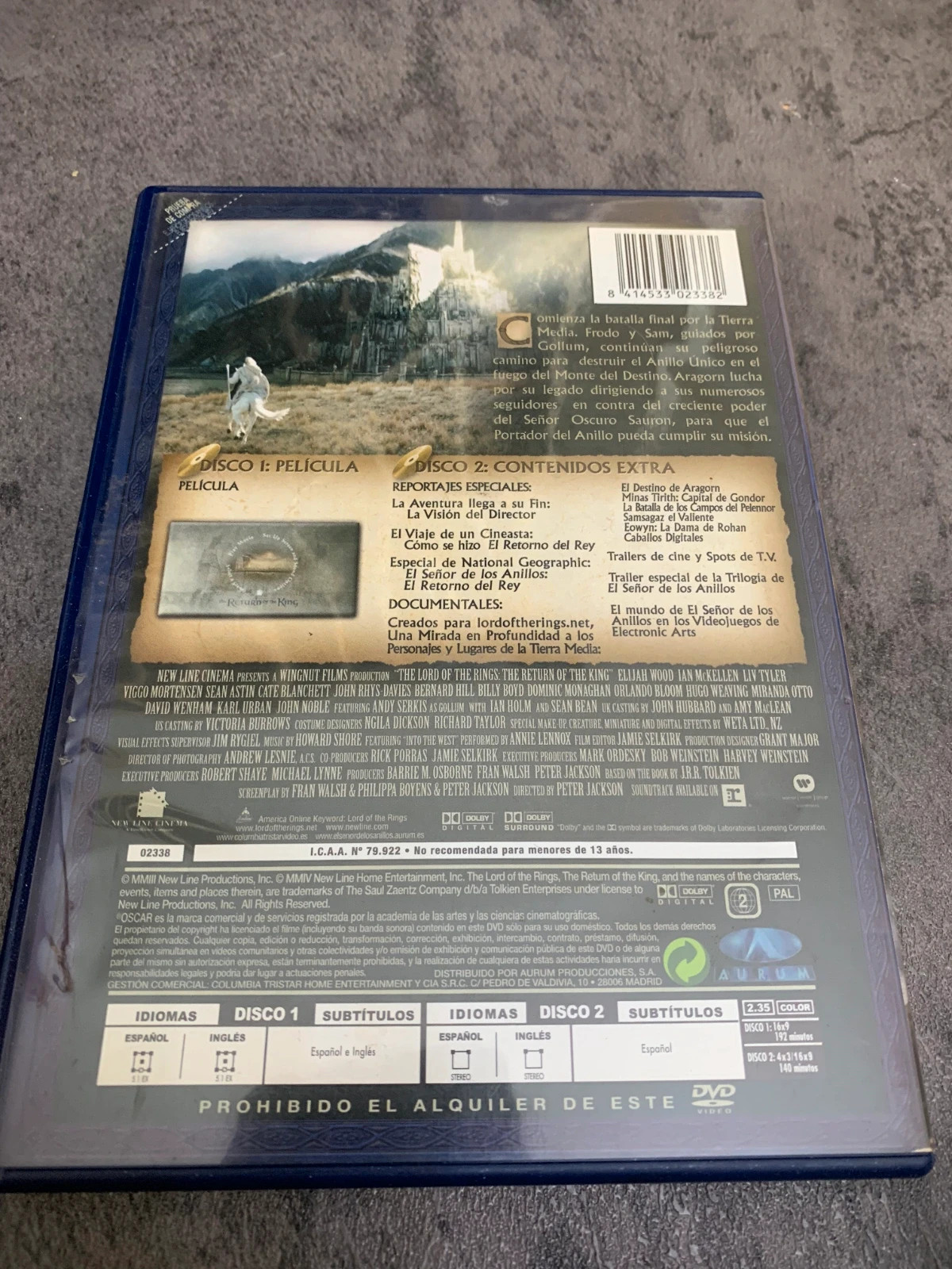 Película El Señor de los Anillos: El Retorno del Rey 4