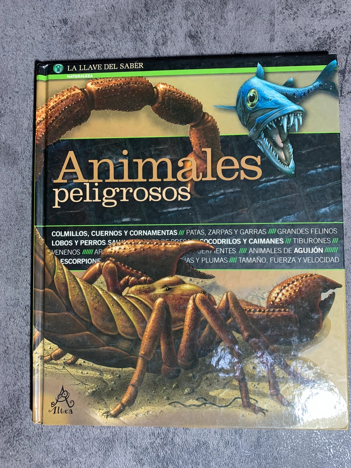 Libro Animales Peligrosos, la llave del saber animal | Altea 2