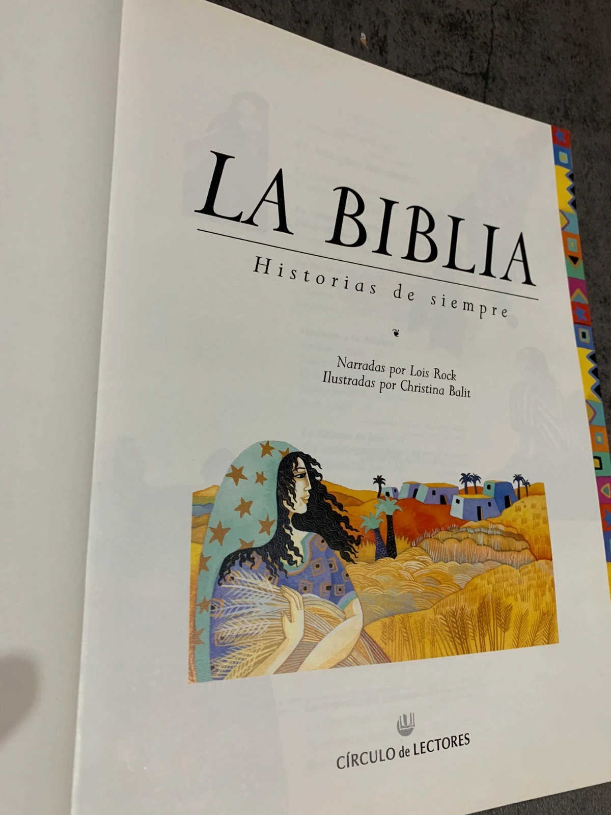 Libro La Bilibia, Historias de siempre | Circulo de Lectores 4