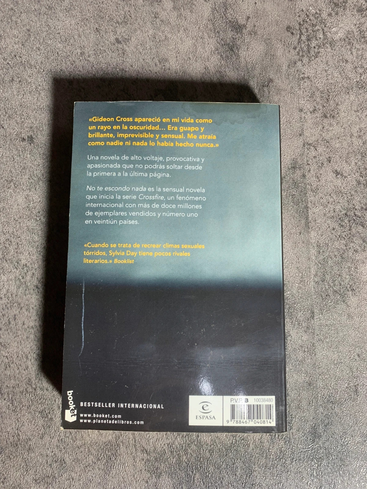 Libro No Te Escondo Nada | Book I Hide Nothing from You | Sylvia Day 4