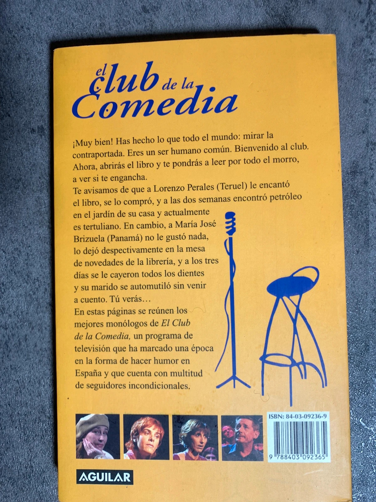Libro Del Club de la Comedia | Book From the Comedy Club 4
