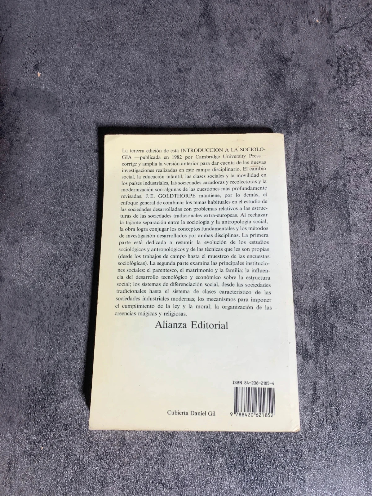 Libro Introducción a la Sociología | J.E. Goldthorpe 2