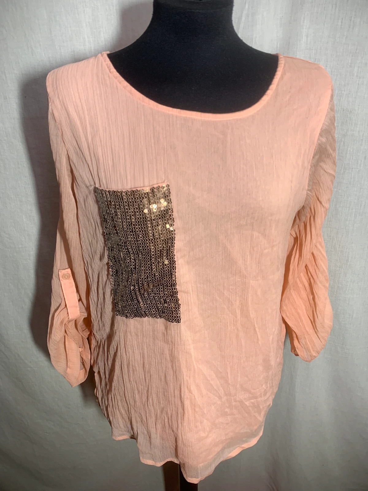 Blusa Coral de Mangas 3/4 | Coral 3/4 Sleeve Blouse | Almatrichi – Almatrichi – taille XL / 42 / 14 2