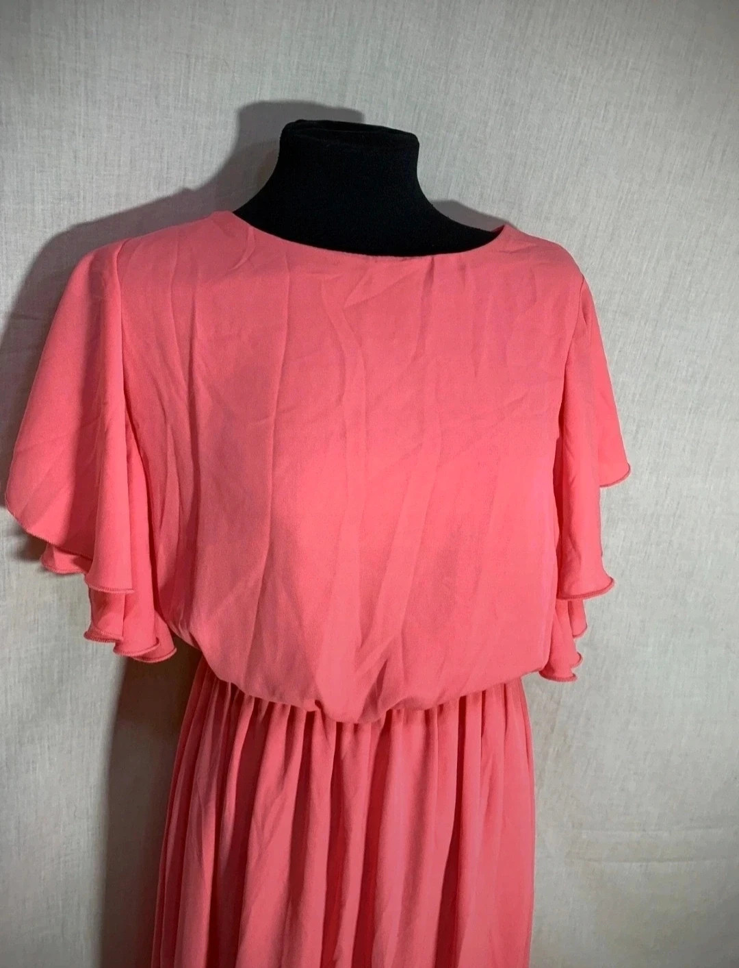Vestido largo de ceremonia rosa | Long Pink Ceremony Dress – taille L / 40 / 12 5