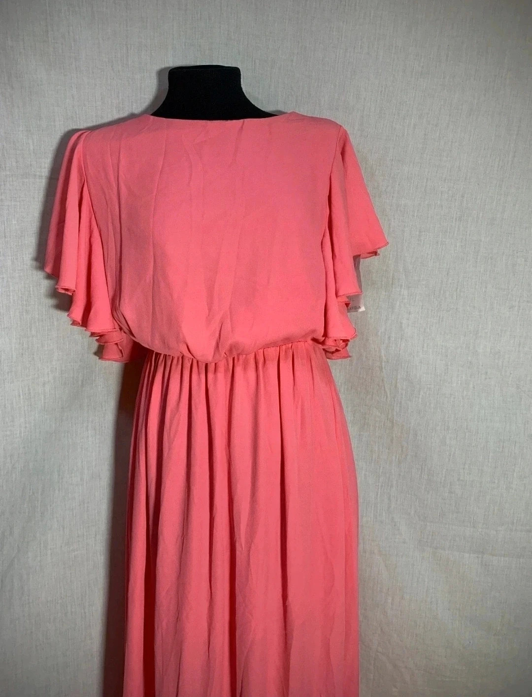 Vestido largo de ceremonia rosa | Long Pink Ceremony Dress – taille L / 40 / 12 4
