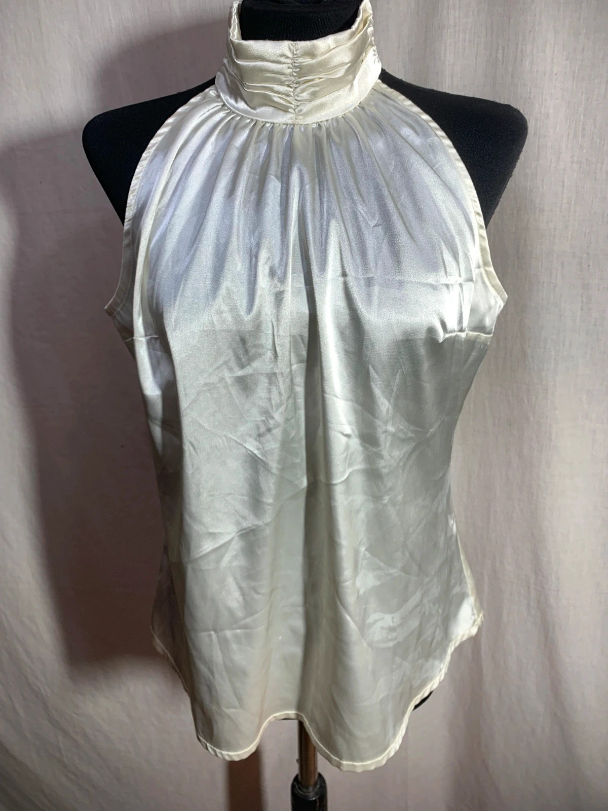 Blusa Halter de Cuello Alto | High Neck Halter Blouse | Faruk – FARUK – taille XXXL / 46 / 18 5