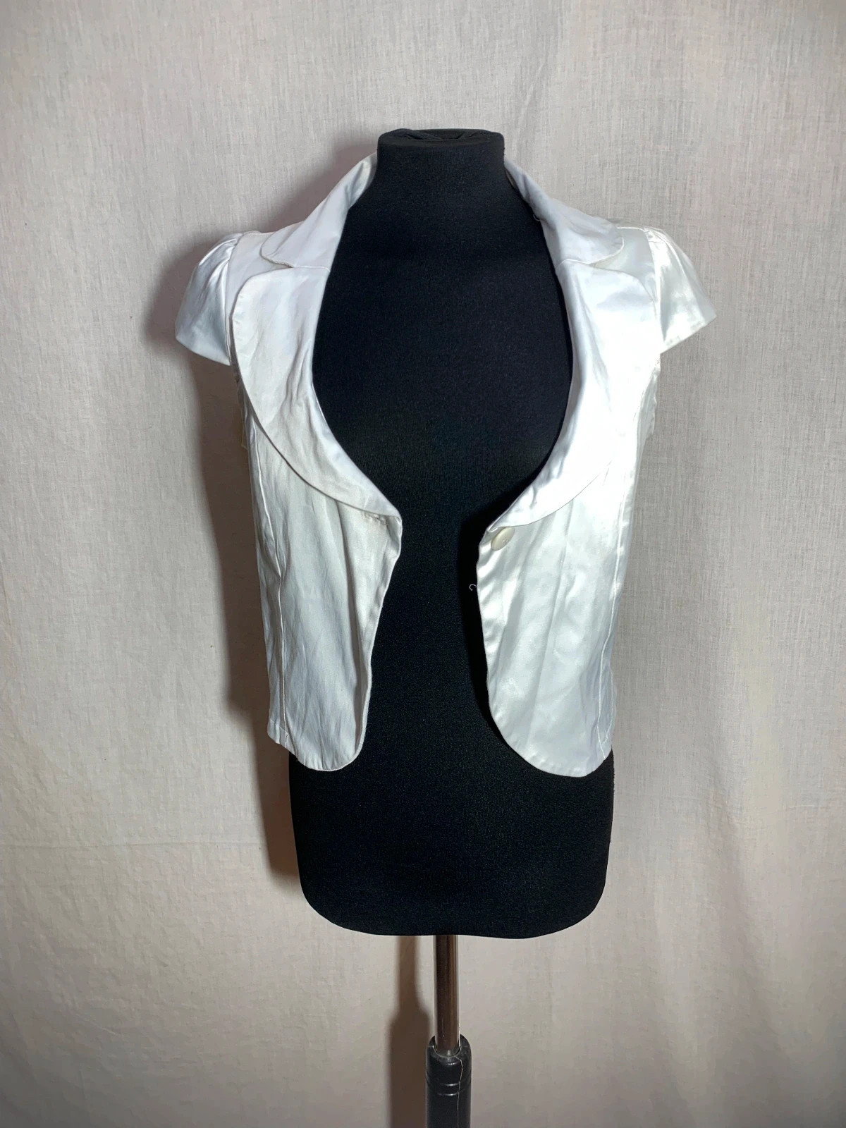 Chaleco de Fiesta Vintage Blanco | White Vintage Party Vest – Fussyon – taille XL / 42 / 14 2