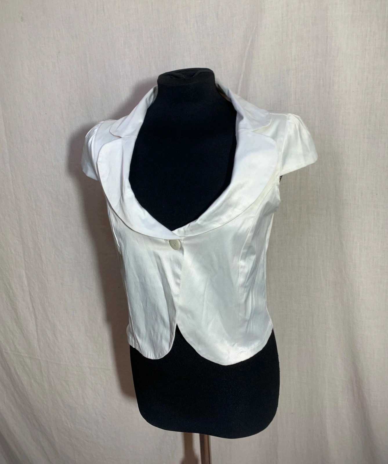 Chaleco de Fiesta Vintage Blanco | White Vintage Party Vest – Fussyon – taille XL / 42 / 14 4