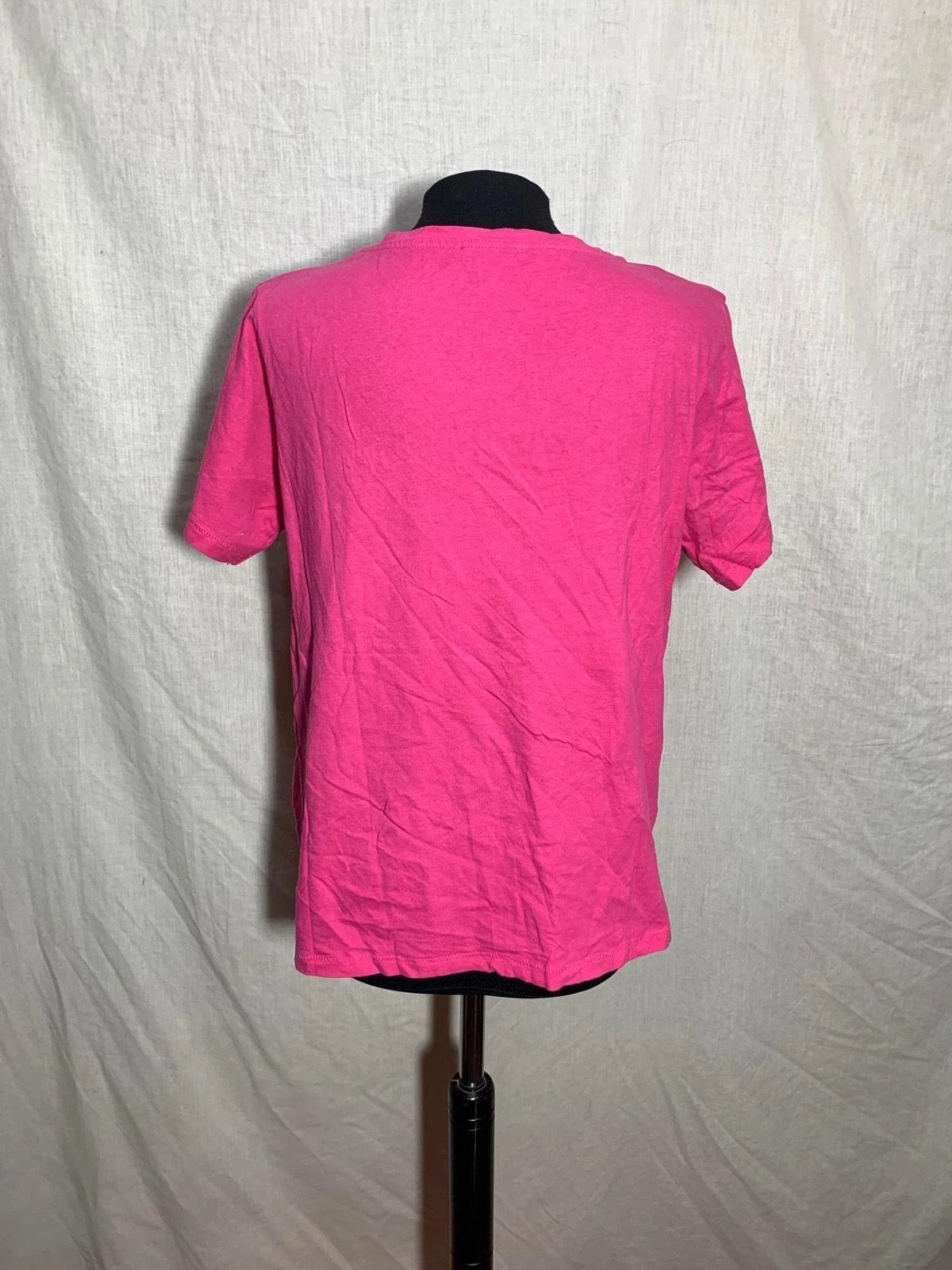 Camiseta rosa cuello pico | Pink v-neck t-shirt | Encuentro – Encuentro – taille M / 38 / 10 2