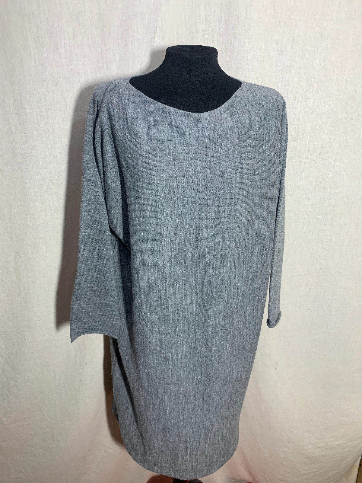 Vestido gris | Grey dress | Made in Italy – M-Made in Italy – taille XXL / 44 / 16 3