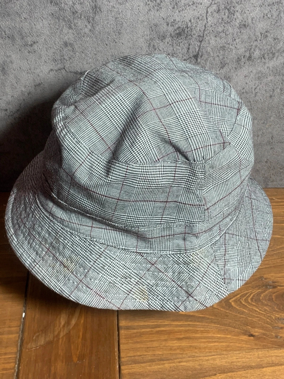 Sombrero Bucket Cuadros Gris | Gorro Pescador | STCN SantaCana Madrid – taille 56 2