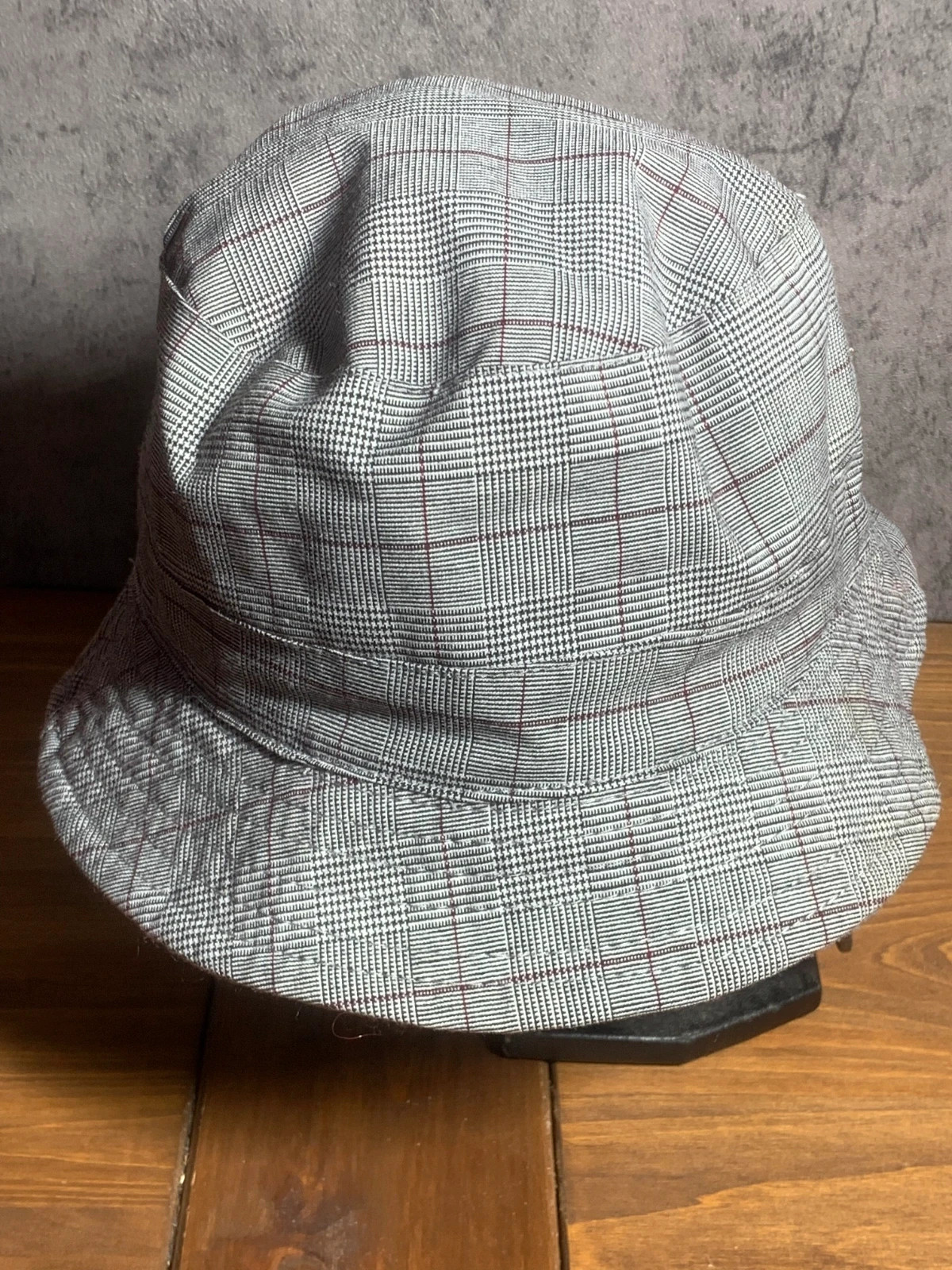 Sombrero Bucket Cuadros Gris | Gorro Pescador | STCN SantaCana Madrid – taille 56 4
