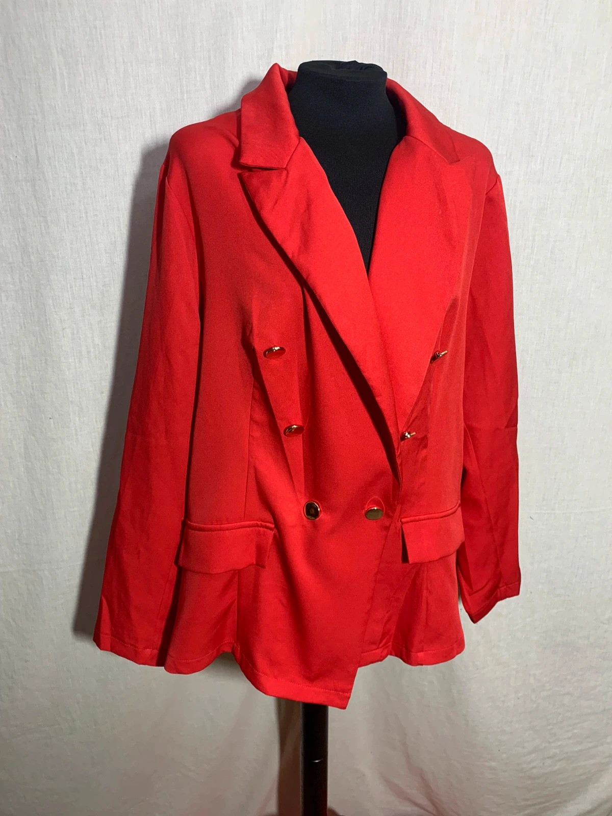 Blazer roja mujer | Red women’s blazer | Shein Curve – Shein Curve – taille XXXL / 46 / 18 3