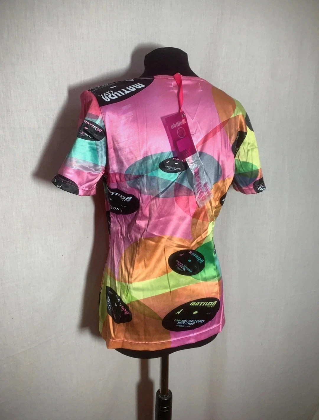 Camiseta manga corta estampada estilo Retro | Printed Short Sleeve T-Shirt Retro Style – Matilda – taille XXL / 44 / 16 4