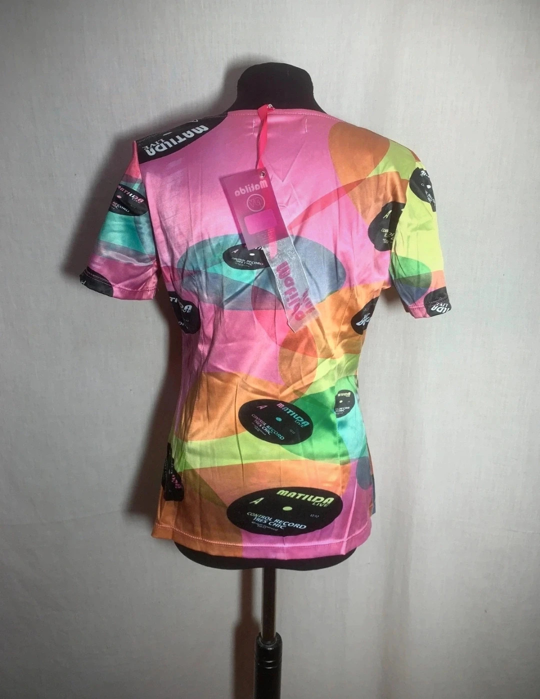 Camiseta manga corta estampada estilo Retro | Printed Short Sleeve T-Shirt Retro Style – Matilda – taille XXL / 44 / 16 5
