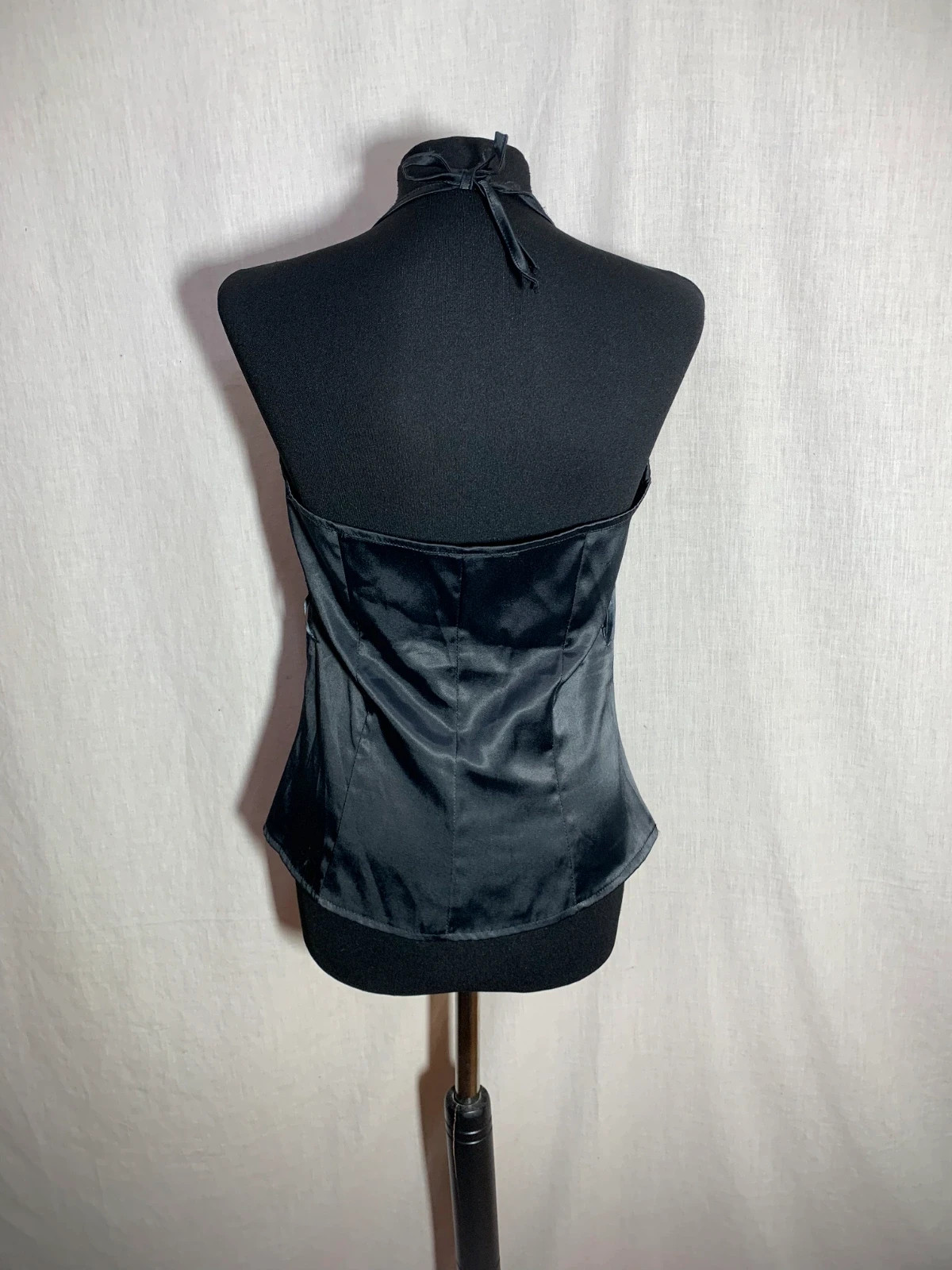 Top Negro Cruzado Kira| Black Wrap Top | Top Noir Croisé – Kira – taille L / 40 / 12 3