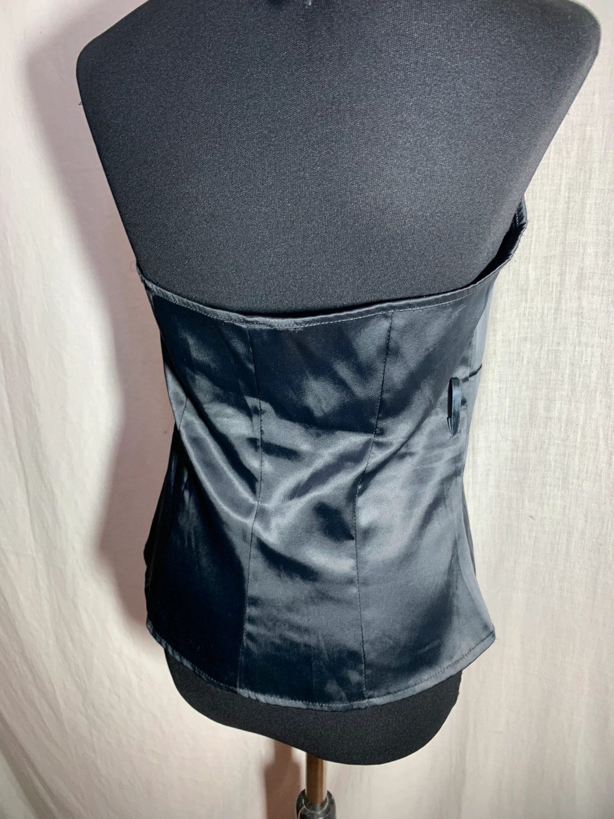 Top Negro Cruzado Kira| Black Wrap Top | Top Noir Croisé – Kira – taille L / 40 / 12 5
