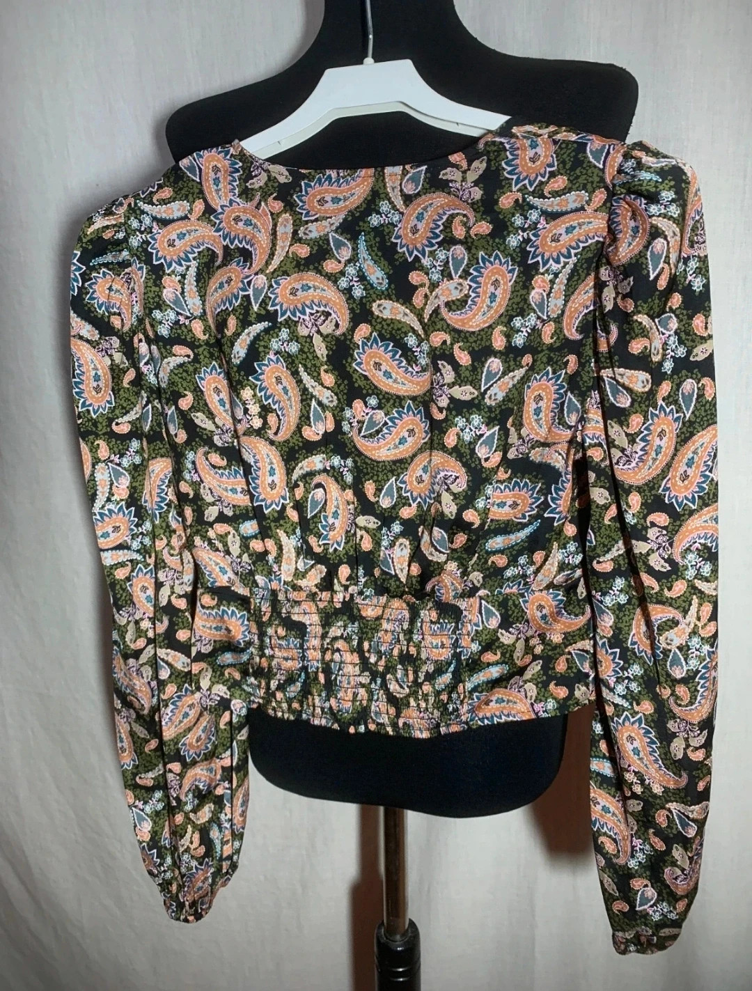 Blusa Cropped Estampada y Escotada | Printed Low-Cut Cropped Blouse | Stradivarius – Stradivarius – taille S / 36 / 8 3