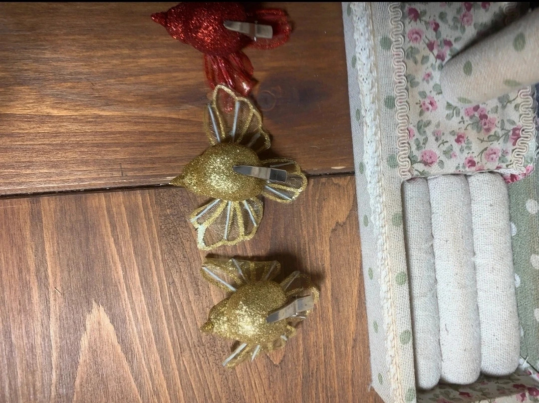Horquillas de pájaro | Bird Hairpins | Barrettes oiseaux 5
