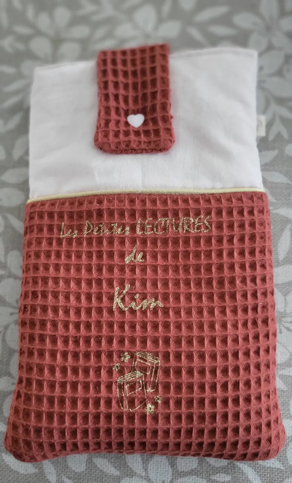 Pochette terracota – Fait main 5