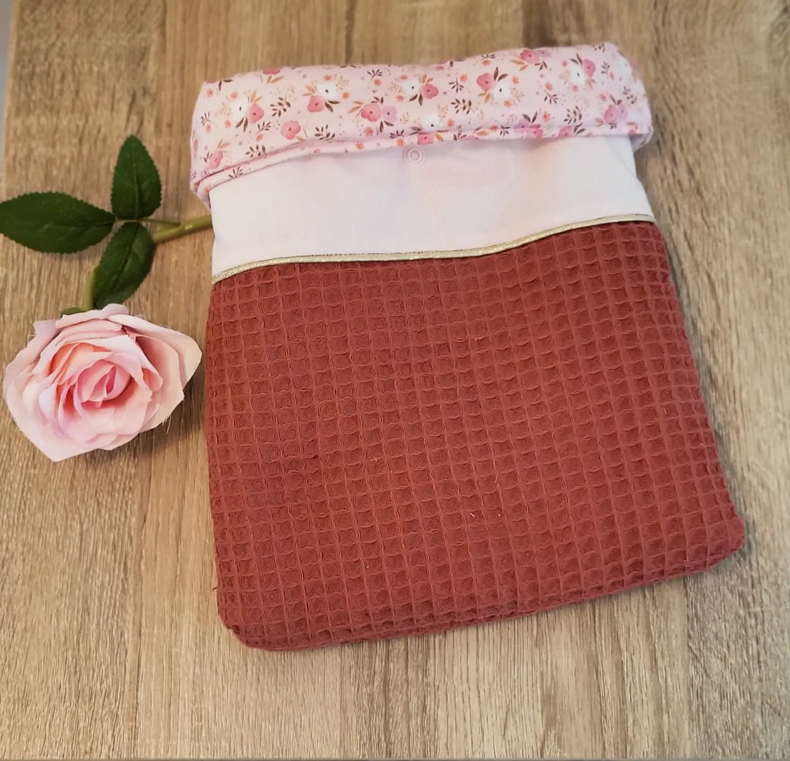 Pochette terracota – Fait main 3