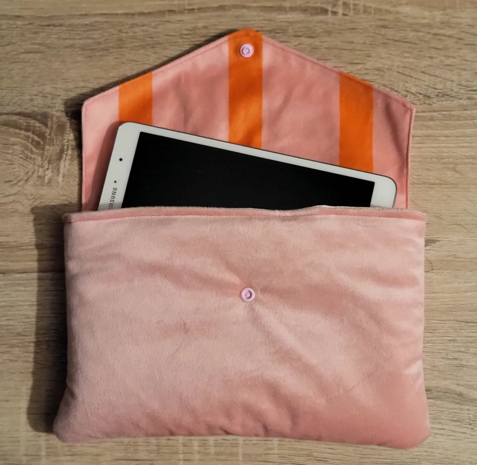 Pochette à livre rose – Fait main – taille Taille unique 2
