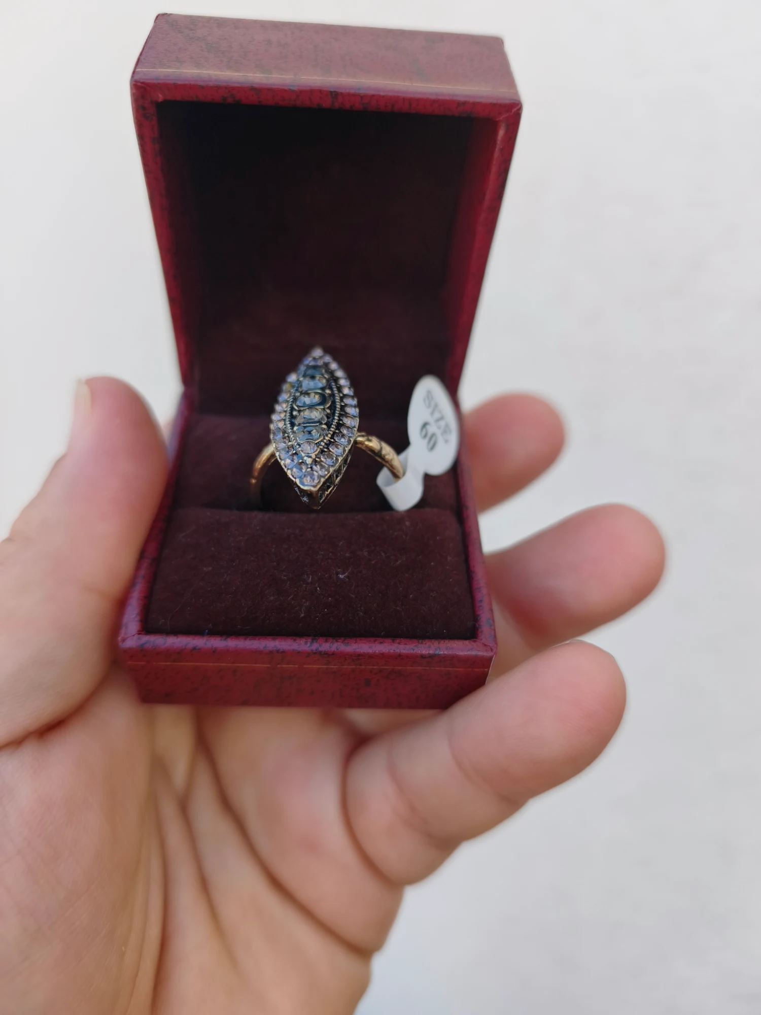 Bague d'inscription vintage – Sans marque – taille 58