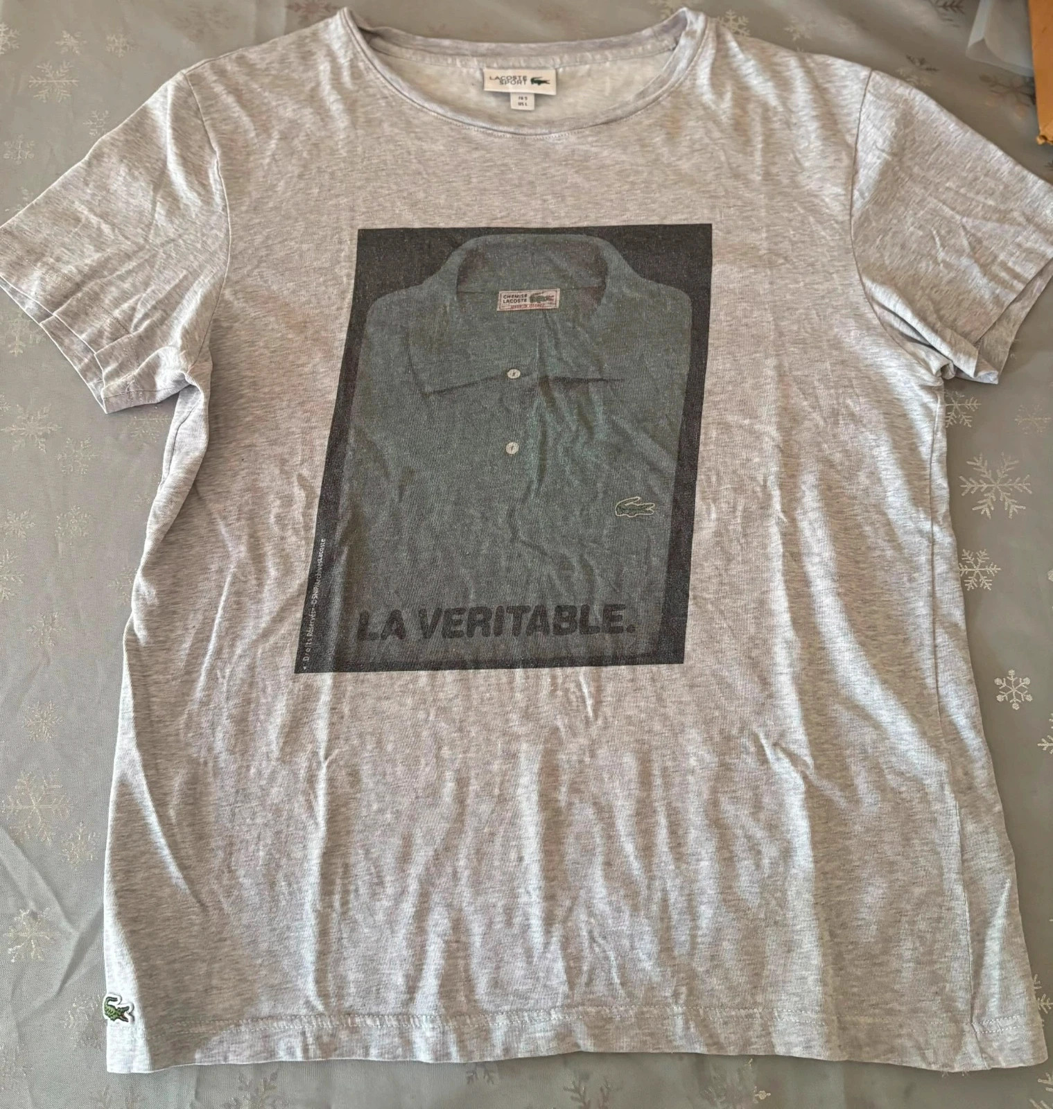T-shirt Lacoste Sport Gris – Lacoste – taille L 3