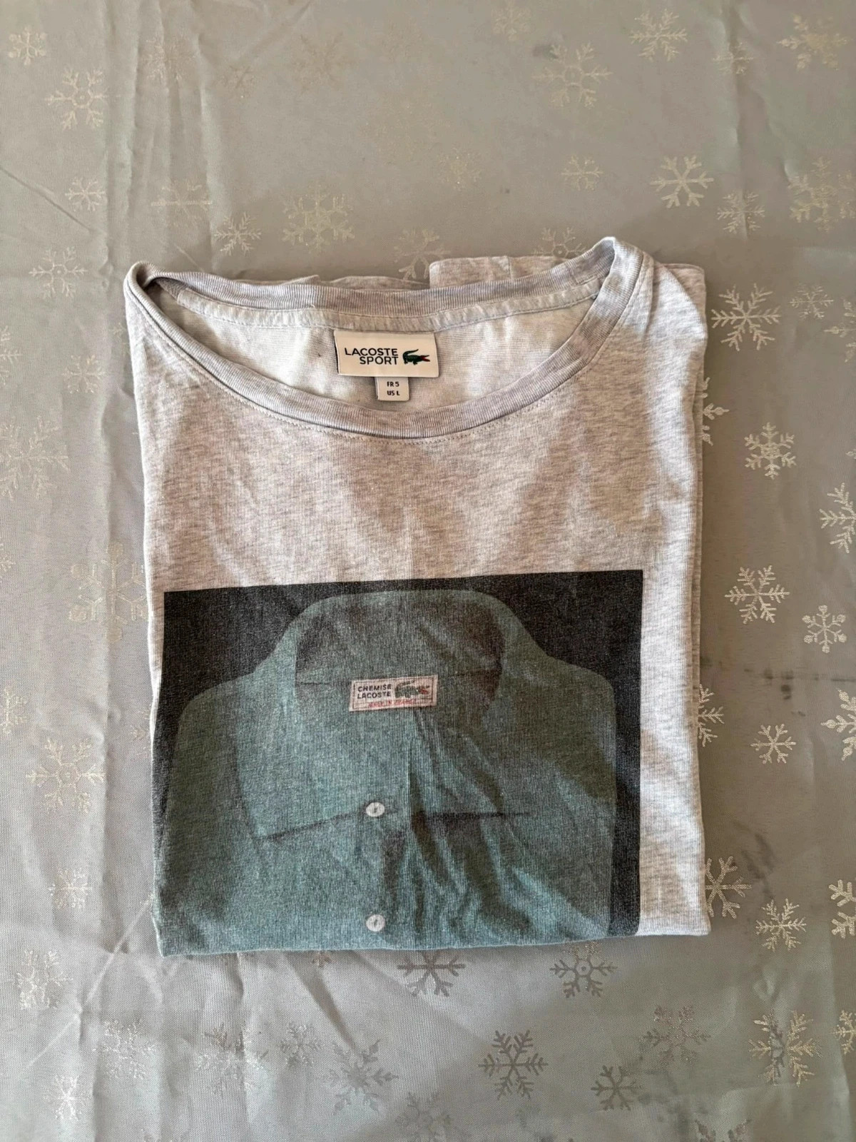T-shirt Lacoste Sport Gris – Lacoste – taille L