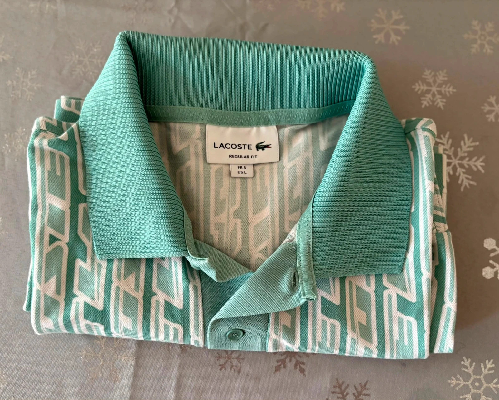 Polo Lacoste à monogramme mint - Taille L (5) – Lacoste – taille L 2