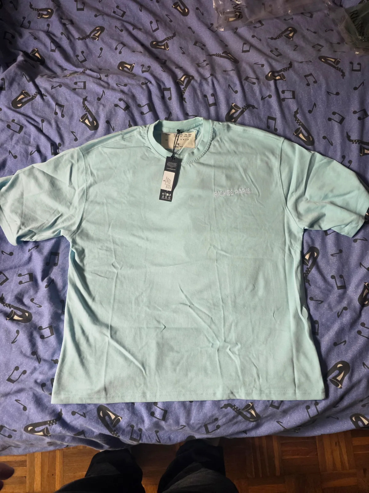 T-shirt Riches Paris bleu ciel taille XL – Riches Paris – taille XL 2