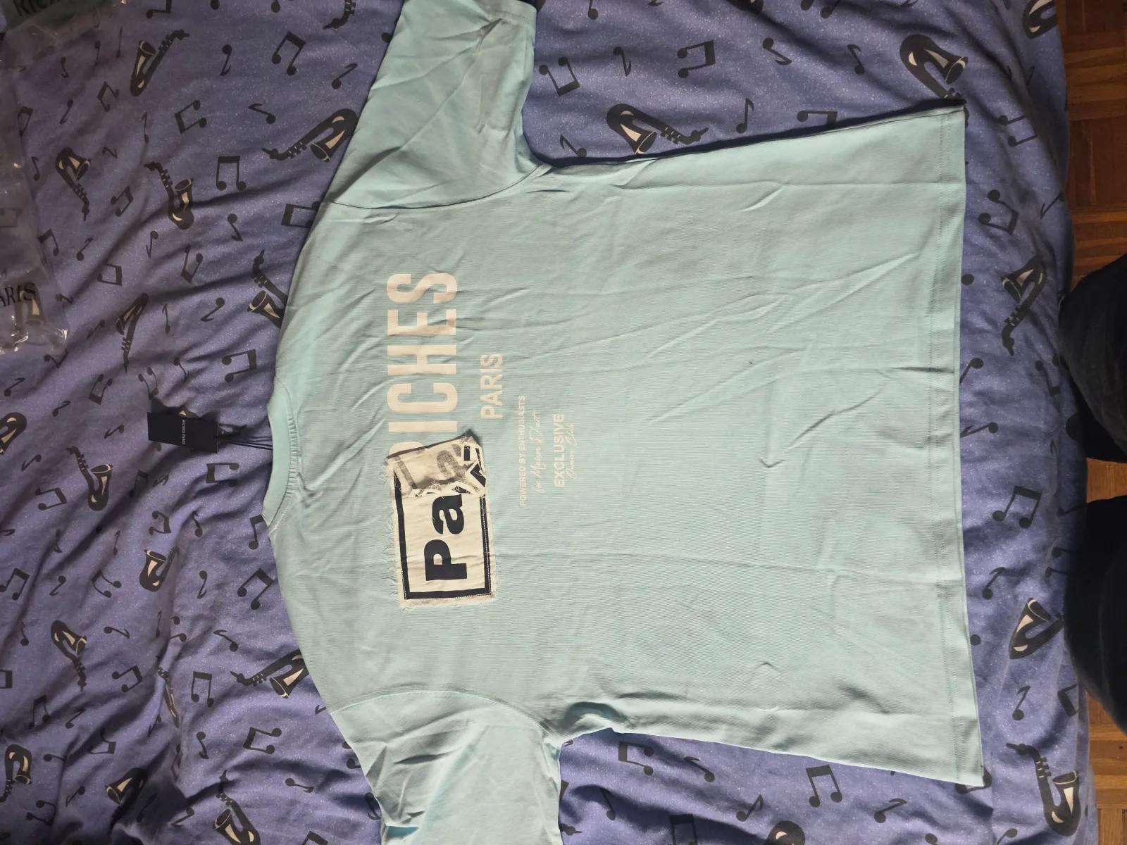 T-shirt Riches Paris bleu ciel taille XL – Riches Paris – taille XL 4