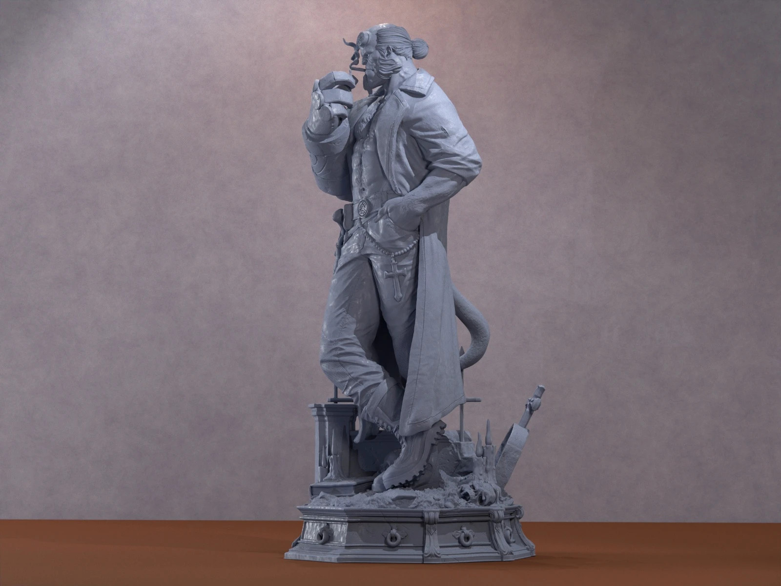 Hellboy, Figura de Resina – CA3D Studios 5