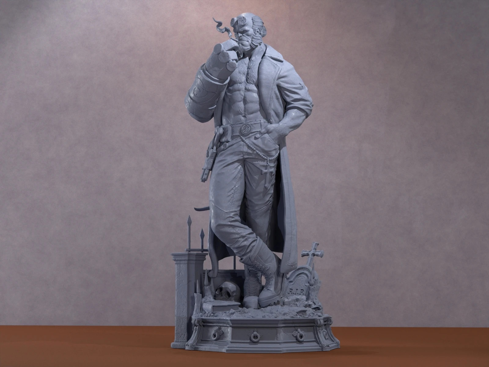 Hellboy, Figura de Resina – CA3D Studios